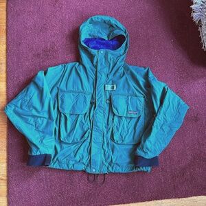 Vintage green Patagonia sst wading jacket _Large